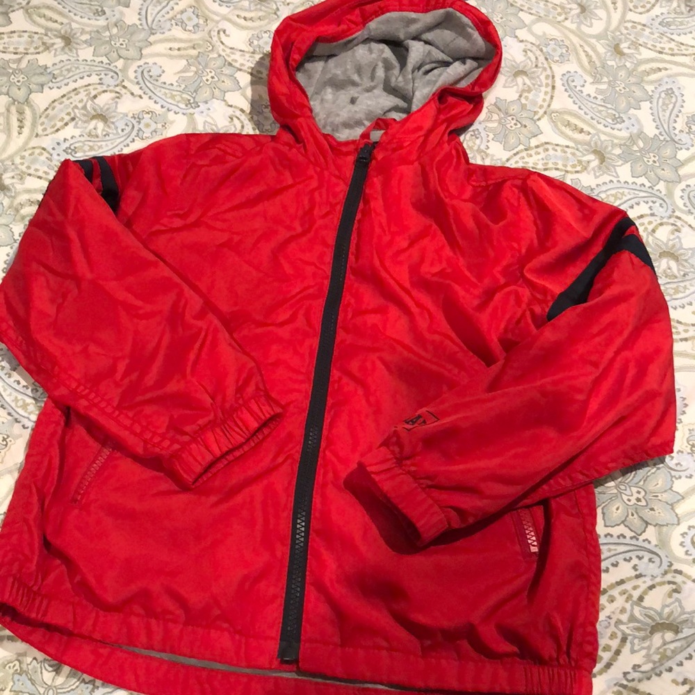 Gap windbreaker lined zip up jacket size small